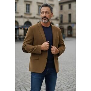 Brown Men's Blazer Lauren By Ralph Lauren Size 48L